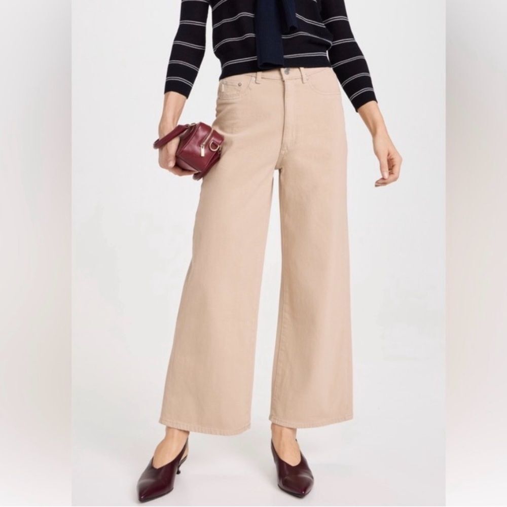 DL1961 | Tan Hepburn Extra Wide-Leg Jeans Women’s Size 29